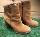 Timberland Earthkeepers Stratham Heights Tan Waterproof Ankle Boots Womens 7W