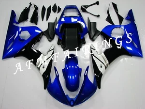 White Black ABS Injection Mold Bodywork Fairing Kit For YZF R6 03-04/R6S 06-09 - Picture 1 of 7