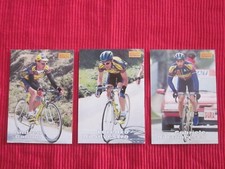 3 MERLIN CARDS 1996 TEAM CANTINA TOLLO PALUAN TOUR FRANCE CYCLING NO PANINI  
