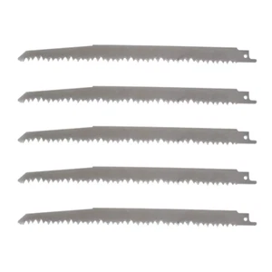 9" Stainless Steel Reciprocating Saw Blades for Meat, Bone & Wood Cutting-5 Pack - Picture 1 of 11