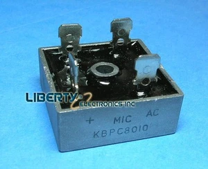 80 amp Full Wave Bridge Rectifier. KBPC8010 For converting AC to DC hho use 80a - Picture 1 of 1