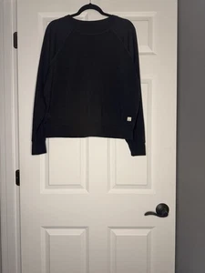 Sudadera Vuori Crew azul marino XL jaspeada - Imagen 1 de 2