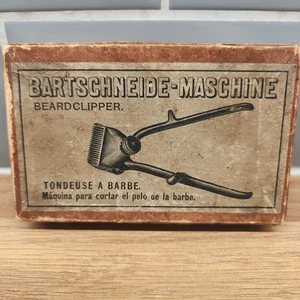 Vintage Bartschneide-maschine Beardclipper With Original Receipt & Blade Cover - Picture 1 of 10