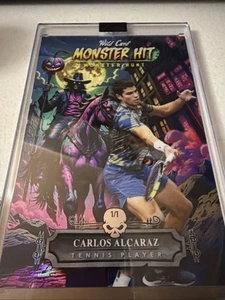 2025 Wild Card CARLOS ALCARAZ Mammut EXKLUSIV 1/1 HAUNTED HITS RARE SSP 4X6 - Bild 1 von 2