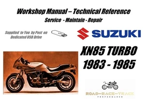 Suzuki XN85 TURBO  Service Repair Workshop Manual USB 1983 - 1985 - Picture 1 of 11