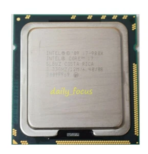 Procesor procesora Intel Xeon i7-980X-3,33 GHz i7-990X-3,46 GHz LGA1366 - Zdjęcie 1 z 4