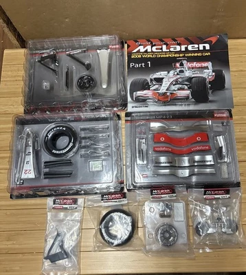 1/8 Agostini Lewis Hamilton MP4/23 Parts Lot - Image 1 of 4