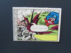 1966 Donruss Marvel Super Heroes Set Break Card #10 Captain America - Picture 1 of 6