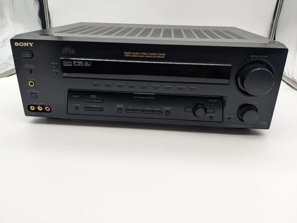 Sony STR-DE485 5.1 Receiver Dolby Pro Logic AM FM Tuner  - Image 1 of 4