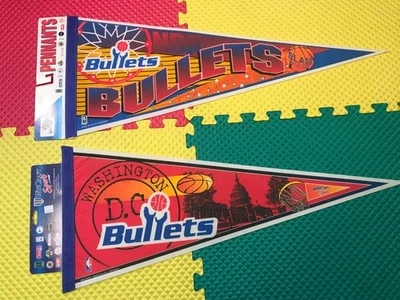 2 Different Washington Bullets Wincraft Sports Pennant Made in USA New with Tag - Image 1 of 4