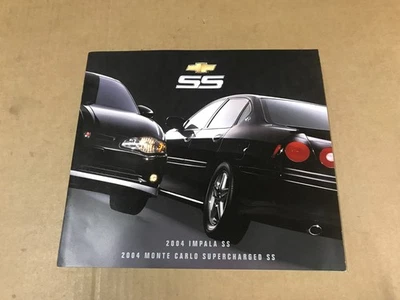 Chevrolet Impala SS/Monte Carlo SS 2004 concesionario vendedor folleto Foto 1 de 4