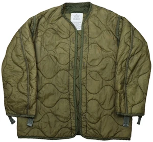 BESCHÄDIGT Small Cold Weather M65 Mantel Liner OD grün Winter Parka Feldjacke - Bild 1 von 2