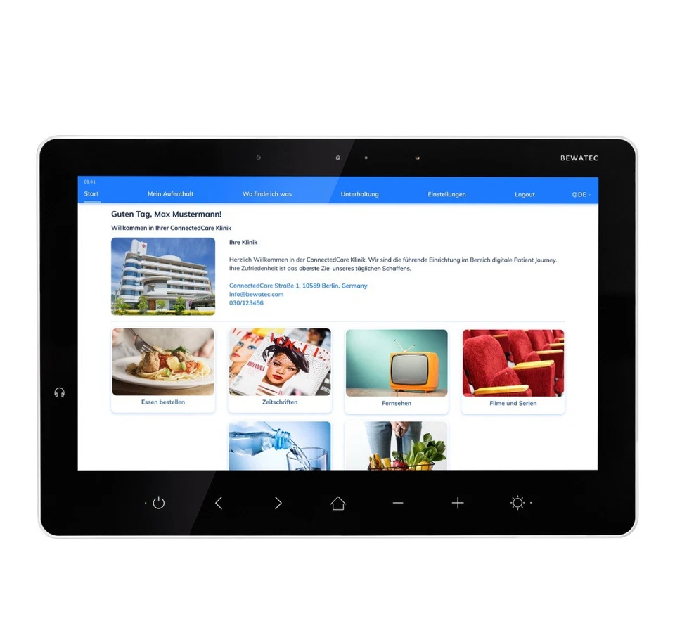 Bewatec Tablet 13SF Bedside Terminal NEU OVP ConnectedCare inkl. Halter NEU TOP - Bild 1 von 1