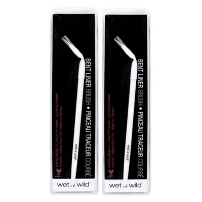 ¡NUEVO! WET N WILD (PAQUETE DE 2) ●CEPILLO DELINEADOR DOBLADO● Cepillo de precisión pequeño.  Foto 1 de 4