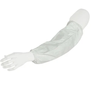 DuPont Tyvek 400 18'' Disposable Protective Sleeves White Pack of 200 - Picture 1 of 6