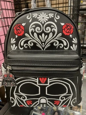 Loungefly Star Wars Darth Vader Floral Embroidered Cosplay Backpack-New W/ Tags - Image 1 of 3