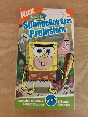 Spongebob Squarepants Spongebob Goes Prehistoric (VHS, 2004) - Image 1 of 4