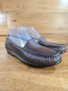 Zapatos SAS 'Simplify' Mujer Cuero Borgoña Mocasín Sin Cordones TALLA 8 M - Imagen 1 de 12