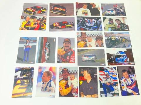 Nascar Post Card Lot Ernie Irvan Mark Martin Rusty Wallace Cover