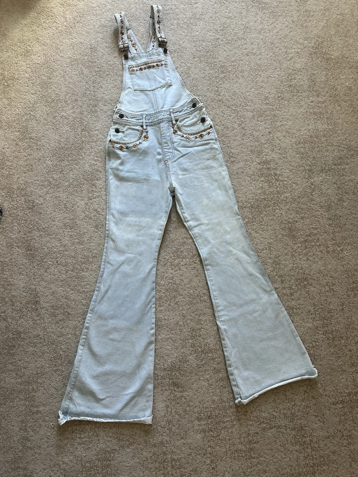 Vintage Spell Gypsy Azalea Overalls  - Image 1 of 4