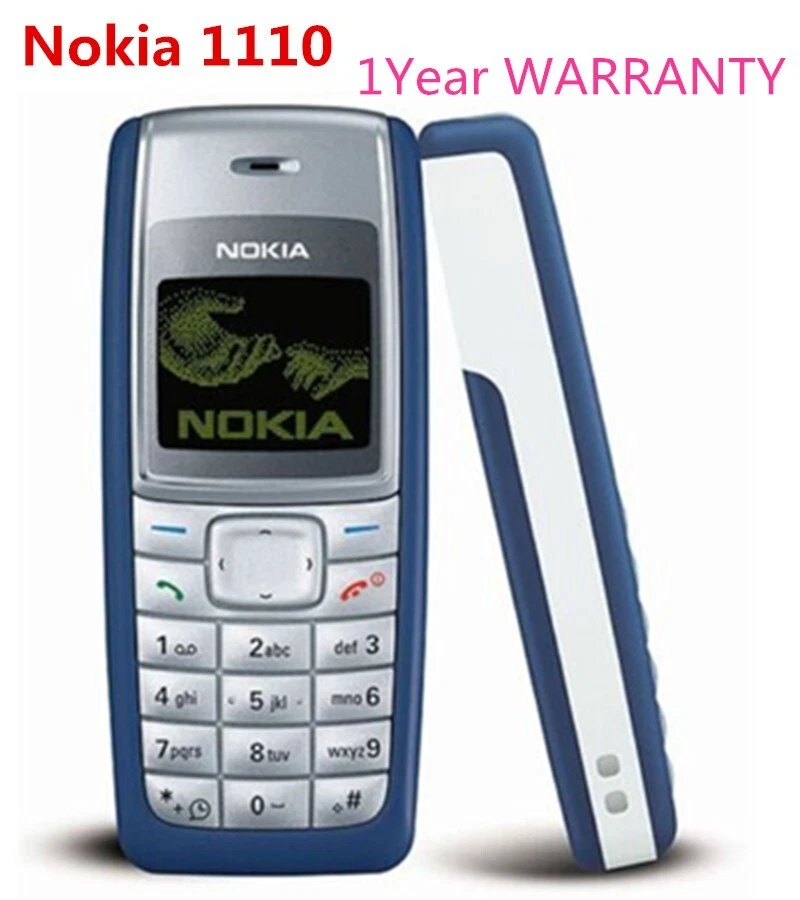 Original Nokia 1110 1110i GSM 2G Unlocked HOT SALE GSM900/1800 Mobile Phone