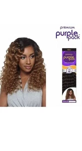 Outre Premium Purple Pack 100% Human Hair for Weaving HAWAIIAN WAVE 14” Color #4 - Picture 1 of 10