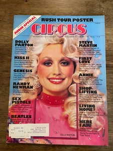 1978 JANUARY 5 CIRCUS MAGAZINE - DOLLY PARTON FANTASTIC RUSH POSTER #172 - Bild 1 von 4