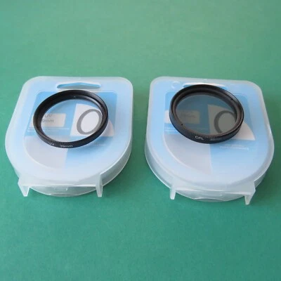 Set 39mm UV 39mm CPL Filter for DSLR camera lenses Canon R Nikon Z Sony Olympus - Image 1 of 4