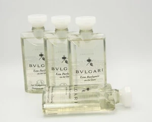 BVLGARI au thé Blanc (White Tea) Shampoo & Shower Gel-2.5 Fl oz / 75mL Pack Of 8 - Picture 1 of 2