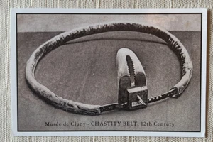 1988 Post Card: 12th Century Chastity Belt - Picture 1 of 2