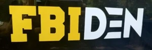 FBIden Trump 2024 Anti Democrat MAGA Sticker Decal Window Bumper - Picture 1 of 1