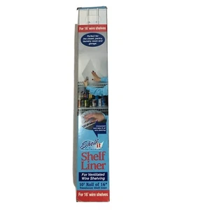 Shelf It Liner per scaffalature in filo da 16" linguette di bloccaggio traslucide - rotolo da 10 piedi - Foto 1 di 4