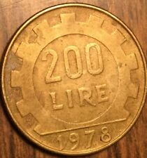 1978 ITALY 200 LIRE COIN
