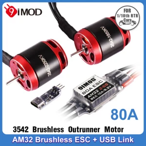 9IMOD RC Crawler Motor ESC Combo For RC Car AXIAL SCX10 90046 TRAXXAS TRX4 D90 - Picture 1 of 25