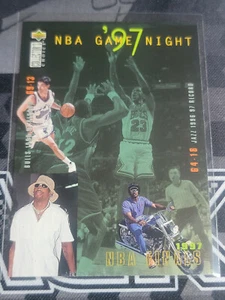 MICHAEL JORDAN 1997 UD CC NBA Game Night #185. (Bulls vs. Jazz) - Picture 1 of 1