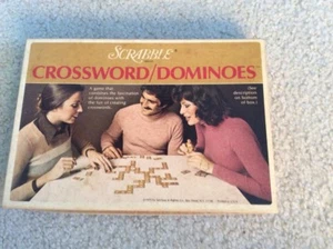 Vintage 1975 SCRABBLE Crosswords/Dominoes Word game. great condition! - Picture 1 of 3