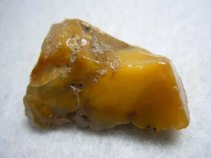 Gema natural de ágata de cuarzo amarillo inusual áspera Kansas EE. UU. 51,5 quilates - Imagen 1 de 12