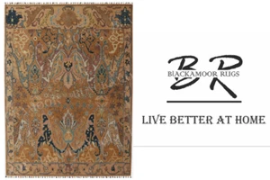 Colorromance Ekat Brown Handtufted Luxurious Area Rug 100%Wool Carpet Home Decor - Picture 1 of 13