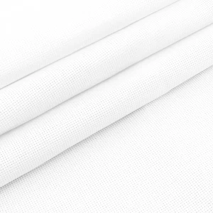 HANDI STITCH Leinenstoff Meterware Kreuzstich Stoff Weiß (18-Fädig) Stick Stoffe