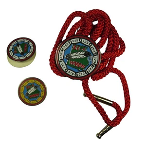 OA Georgia Section Four Conclave Bolo / Pin Patch RED Bdr (SA962) - Picture 1 of 2