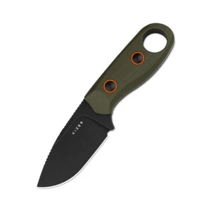 Kizer Beaver Messer mit feststehender Klinge olivgrün G10 Griff D2 Clip Point glatt 1078A1 - Bild 1 von 8