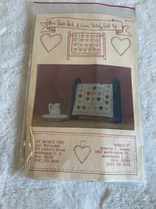 Vintage The Buckeye Tree Mini Quilt Rack & Cross Stitch Kit #335 - Picture 1 of 3