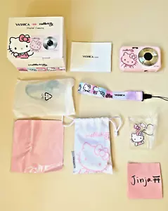 YASHICA Compact Digital Camera DZ-100 Hello Kitty Playground Pink Japan - Picture 1 of 9