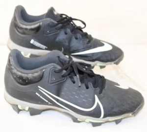 Nike HyperDiamond 4 Womens Size 10 Black Athletic Softball Cleats CZ5918-010 - Picture 1 of 18