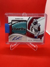 RASHEE RICE Rookie Logo Patch Auto Platinum 7/10 2023 Panini Immaculate Football
