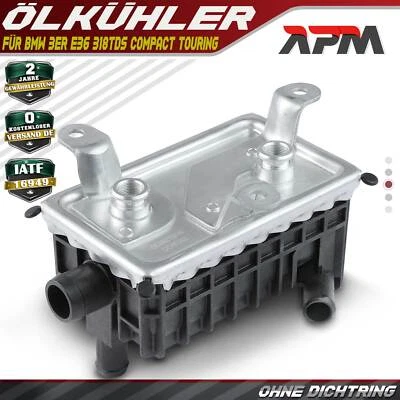 Enfriador de aceite radiador aceite de motor para BMW Serie 3 E36 318tds Compact Touring 1.7L 1995-2000 - Imagen 1 de 4