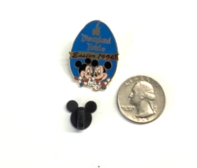 Disneyland Hotel Cast Exclusive Minnie & Minnie Pin Easter 1996 PP9616 - Image 1 of 4