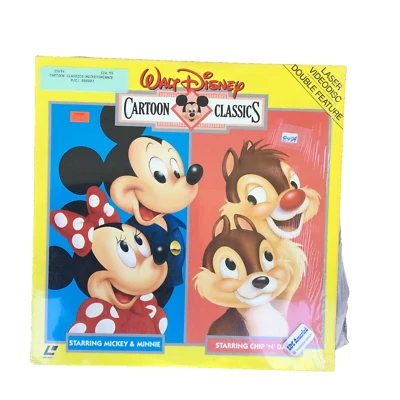 Walt Disney Cartoon Classics - Mickey & Minnie / Chip 'n' Dale Laserdisc - Image 1 of 2