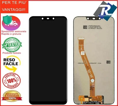 TOUCH LCD DISPLAY Huawei MATE 20 LITE SNE-LX1 SNE-AL00 NERO NO FRAME - Immagine 1 di 2