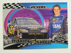 2005 Brian VICKERS, NASCAR Press Pass Premium Auto Racing CARTA COMMERCIALE #17/27 - Foto 1 di 2